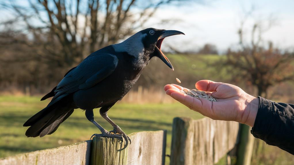 crow communication with humans