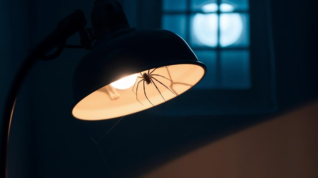 nighttime spider sighting significance